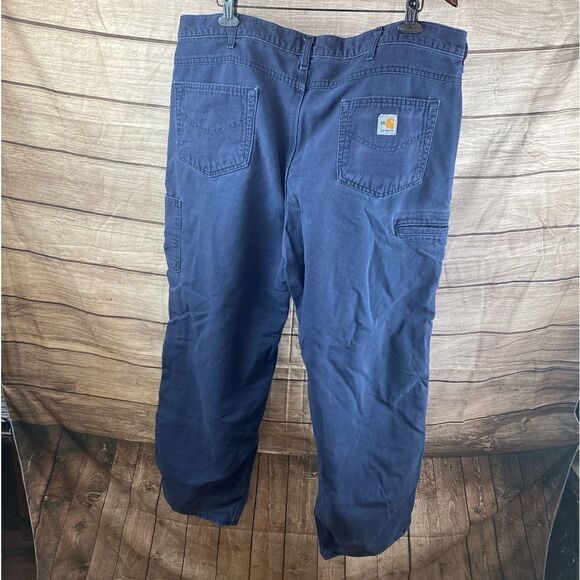 Mens 42x32 flame-resistant cat 2 heavy pants by Carhartt - Picture 5 of 11